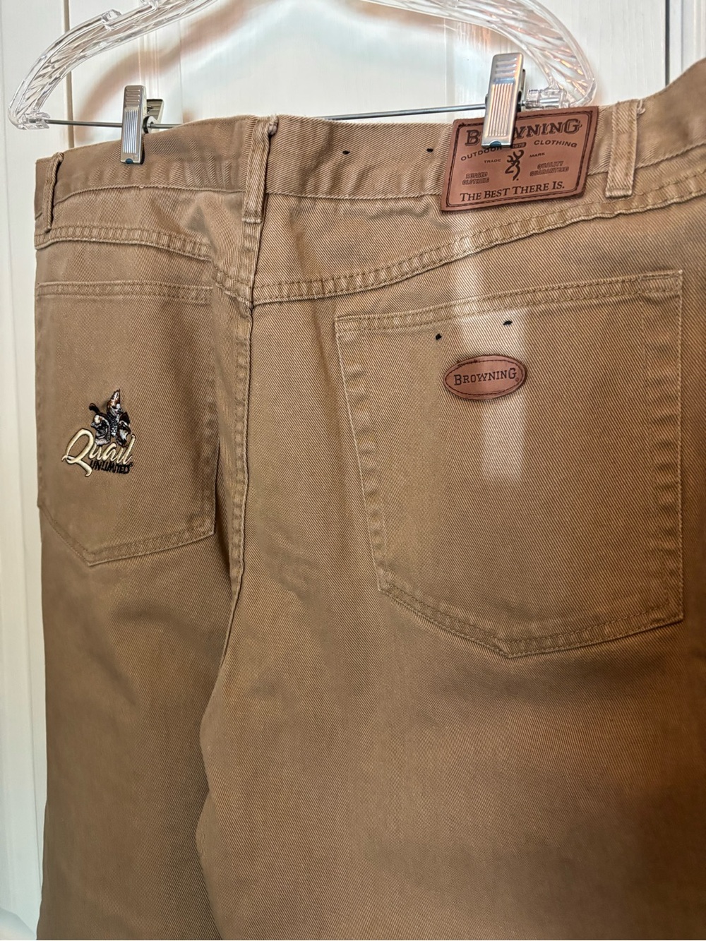 Browning Men's Tan Relaxed Canvas Jeans